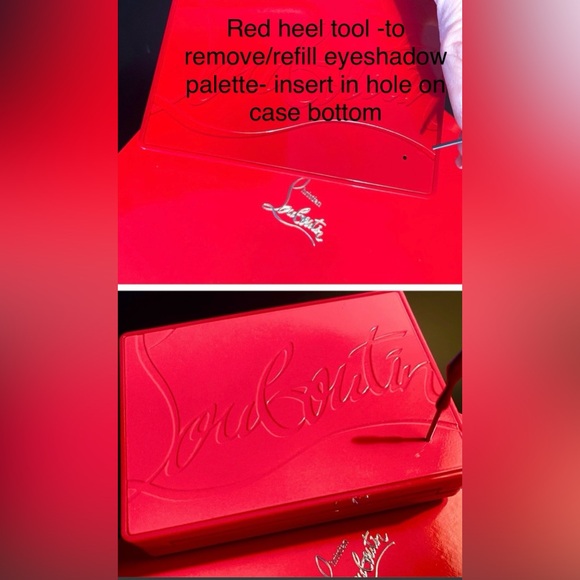 Christian Louboutin NIB 2Pc Abracadabra Gorgeous ReusableSpiked Case&6 Eyeshadow - Picture 10 of 16